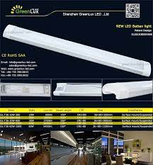 Greenlux Led Patent Design Led Lighting 1200mm 40w Led Linear Batten Light 3 Years Warranty Saa Ce Roh Led Aluminum Profile Led Strip Lighting Led Spotlight