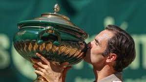Roger federer makes it 10 titles in halle. Tennis Roger Federer Gewinnt In Halle Finale Gegen David Goffin Aus Belgien Sport Mix
