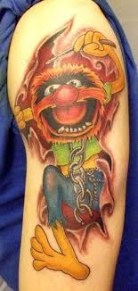 Animal From The Muppets Tattoo Weird Tattoos Movie Tattoos Disney Tattoos