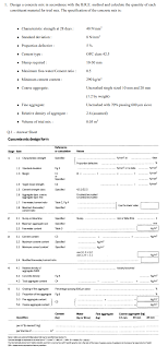 We did not find results for: 1 Design A Concrete Mix In Accordance With The Chegg Com