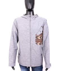 details about river island mens jacket thin hood grey size xl