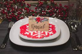 Diy christmas name / place cards {here is a little run down on how i made them}: Christmas Table Place Cards Free Printable Six Clever Sisters