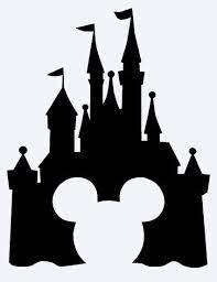 Mickey Disney Castle Vinyl Decal Picture Frame Window Coffee Mug Yeti Tumbler Glitter Disney Silhouettes Disney Castle Silhouette Disney Silhouette