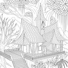 These colorful christmas trees are breaking with tradition in the best way, infusing the holidays with a rainbow of joyful and triumphant hues. Free Tree House Coloring Pages For Download Printable Pdf Verbnow