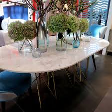 Modern Oval Marble Dining Table Tavolo Marmo Tavolo Marmo