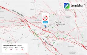 San Andreas Fault Map San Jacinto Fault Temblor Net
