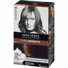 Having second thoughts if brown hair dye color will suit your overall personality? John Frieda Brilliant Brunette 5n Medium Natural Brown Precision Foam Hair Color 1 Ct Smith S Food And Drug