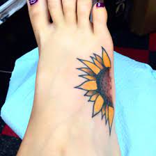 Half Sunflower Tattoo Half Sunflower Tattoo Sunflower Tattoos Tattoos