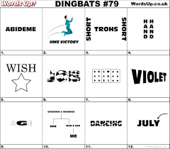 Dingbat Whatzit Rebus Puzzles Dingbats Whatzits Rebus Puzzle Game Brainteasers Brain Teasers Words Word Games