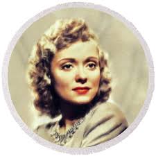 Martha Scott, Vintage Actress #4 Bath Towel by Esoterica Art Agency