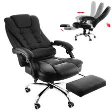 Combine the functionality of a gaming chair with the sleek look of a mesh combination office chair for a modern interpretation of an executive office chair. Buy Mophorn Executive Office Chair With Footrest Pu Leather High Back Reclining Office Chair Adjustable Reclining Computer Chair Napping Armchair Managerial Swivel Office Chair With Foot Stool Chair In Cheap Price On Alibaba Com