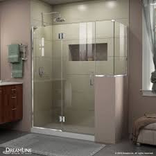 Have searched our shower on valve hotter. Unidoor X 59 60 In X 30 3 8 40 3 8 In Hinged Shower Enclosure 12 In Inline Buttress Panel Lowes