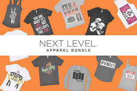 2500 Apparel Mockups Bundle Clothing Mockup Next Level Apparel Shirt Mockup