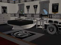 Mod The Sims Oakland Raiders Bedroom Requested Raiders Oakland Raiders Oakland Raiders Fans