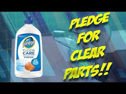 How To Use Pledge Future Floor Wax On Clear Model Parts Youtube With Images