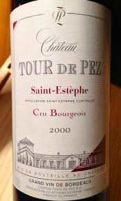 Met aroma's van vers fruit als kersen, bessen, bramen met kruiden en eikenhout. 2000 Chateau Tour De Pez France Bordeaux Medoc St Estephe Cellartracker