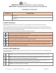 Soal dan kunci jawaban pppk matematika smp sma smk 2021. Bsbinn301 Assessment Pdf Task 1 Short Answer Questions And Exercises Activity 1 Maximise Innovation In A Team Video And Discussion Question Course Hero