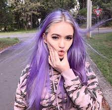 Purple Hair Tumblr Light Purple Hair Purple Hair Tumblr Dyed Hair