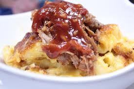 Meat that goes good with mac and cheese. Smoked Mac Cheese W Bacon Pulled Pork Learn To Smoke Meat With Jeff Phillips