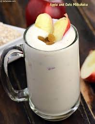 एप पल एण ड ओट स म ल कश क र स प Apple And Oats Milkshake Recipe In Hindi Recipe Milkshake Recipes Recipes Healthy Milkshake