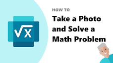 How to use the Microsoft Math Solver mobile app (FREE) - YouTube