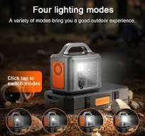 SBAOH 600W Power Station,538.7Wh 145600mAh Solar Generator for Outdoor  Camping, Home Backup,Power Outages,(No Solar Panel)