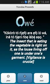 Yoruba Proverb Writing Words Life Quotes Proverbs