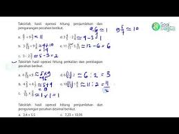 Soal Pas Pjok Kelas 4 Sd Mi Semester 1 Dan Jawaban Kurikulum 2013 Youtube