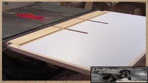 Make A Table Saw Out Feed Table Part 3 Table Saw Make A Table Woodworking