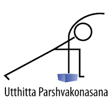 Utthita Parsvakonasana Extended Side Angle Yoga Stick Figures Yoga Sutras Anusara Yoga