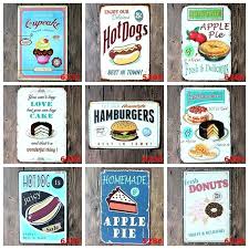 vintage metal kitchen signs s antique