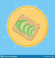 Use them on facebook are you looking for some nice symbols to decorate your facebook, instagram or twitter posts and. Clipart Of The Delicious Avocado Toast Over Blue Background Vektor Or Color Vektor Abbildung Illustration Von Toast Vektor 160157289