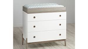 Wrightwood Grey Stain Changing Table Topper Crate And Barrel Changing Table Topper Grey Changing Table Baby Changing Tables