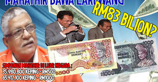 Telah merasmikan siri wang kertas malaysia dengan mencipta sejarah sebagai mata wang kertas ianya telah menjurus sehingga menukar dua perkataan pada wang kertas pada 16 ogos 1972. Mahathir Bawa Lari Wang Rm38 Bilion Ke Luar Negara Ramai Lagi Yang Terlibat Rupanya