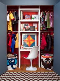 Create a closet home office if you're lacking home office space, employ a spare closet (with an electrical outlet nearby) to store your computer, important papers and office necessities. Brilliant Small Space Organization Ideas Hgtv S Decorating Design Blog Hgtv