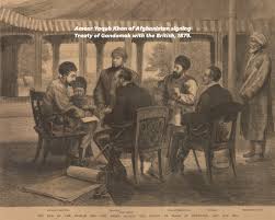 Ameer Yaqub Khan of Afghanistan with Major Cavagnari at Gandamak 1879s From 'The Graphic' The Afghan right next to Ameer Yaqub is Daud Shah Khan, a Ghilzai Pashtun who was Commander-in-Chief of
