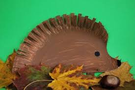 Igel Basteln Basteln Mit Kindern Herbst Basteln Herbst Basteln Mit Pappteller
