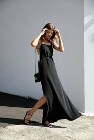 Dress Wheretoget Long Black Summer Dress Long Black Dress Casual Dresses