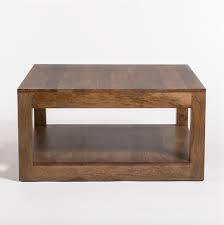 French beam concrete & teak rectangular dining table Parker Coffee Table Miller S Home Furnishings