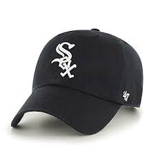Mlb Chicago White Sox 47 Brand Black Basic Logo Clean Up Home Adjustable Hat Chicago White Sox Wash Baseball Cap Hats For Men