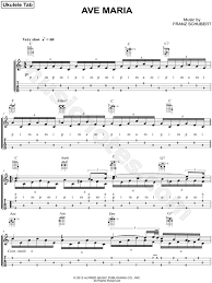 Il testo originale consiste in una invocazione alla vergine maria, ma non si tratta di uno spartito religioso, bensì di un lieder per voce e pianoforte su testi tratti da la. Franz Schubert Ave Maria Ukulele Tab In C Major Download Print Sku Mn0106743