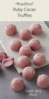 Ruby Cacao Truffles Chocolate Bonbons Recipe Cacao Recipes Bon Bons Recipe