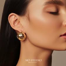 90s Gold Hoop Earrings