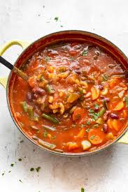 Minestrone Soup Recipe In 2020 Minestrone Soup Recipe Classic Minestrone Soup Recipe Recipes