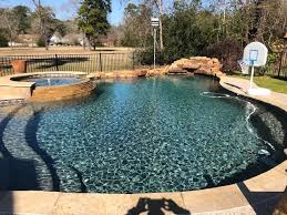 Tahoe blue pebble tec with abalone shells mixed in. Tielkemeijer Tahoe Blue Pebble Tec Supreme Pools Spas