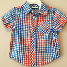 Plaid Short Sleeve Button Down Shirt Nwt