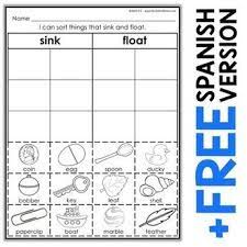 Make a float and a sink pile and put your objects in their corresponding pile. Interactive Sink Or Float Sorting Worksheet Activity In English Plus A Free Spanish Translation Great Sink Or Float Parts Of Speech Worksheets Earth For Kids