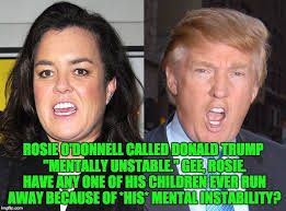 Rosie O Donnell Vs Donald Trump Imgflip