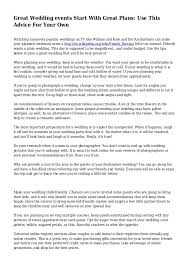 It differs sharply from the (c) _, some living things are able to do well in this setting. Great Wedding Events Start With Great Plans Use This Advice For Your