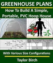 Pvc pipe greenhouses are a great project for anyone who gardens and would like a small greenhouse in their yard. Greenhouse Plans How To Build A Simple Portable Pvc Hoop House With Various Size Configurations Greenhouse Plans Series Buy Online In Angola At Angola Desertcart Com Productid 116743303